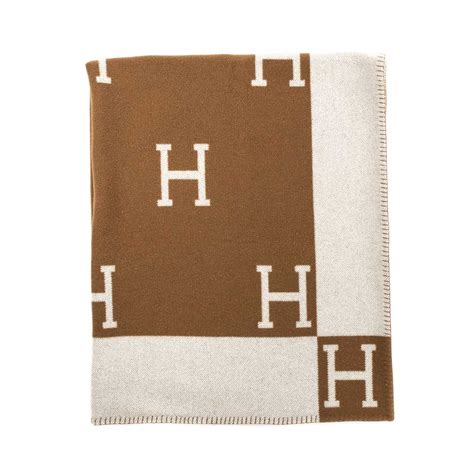 hermes camel blanket|hermes throw blanket.